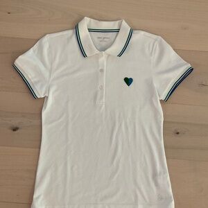 Tory Sport White Polo T Shirt Size M